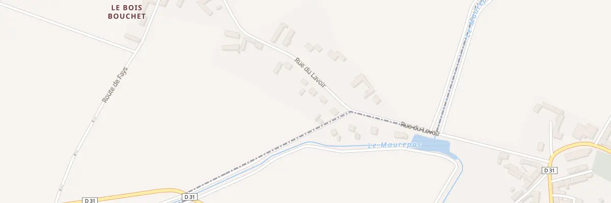 Plan du 24 Rue du Lavoir à Corbeilles