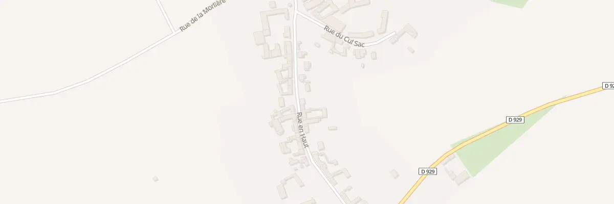 Plan du 11 Rue en Haut à Royaucourt