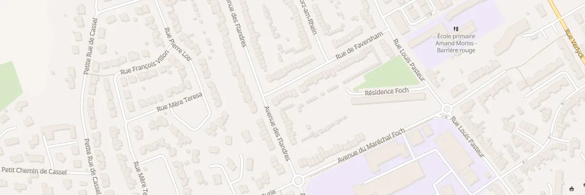 Plan du 10 Rue de Faversham à Hazebrouck