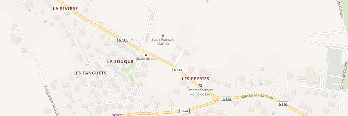 Plan du 34 Rte de la Palmerie à Luc-la-Primaube