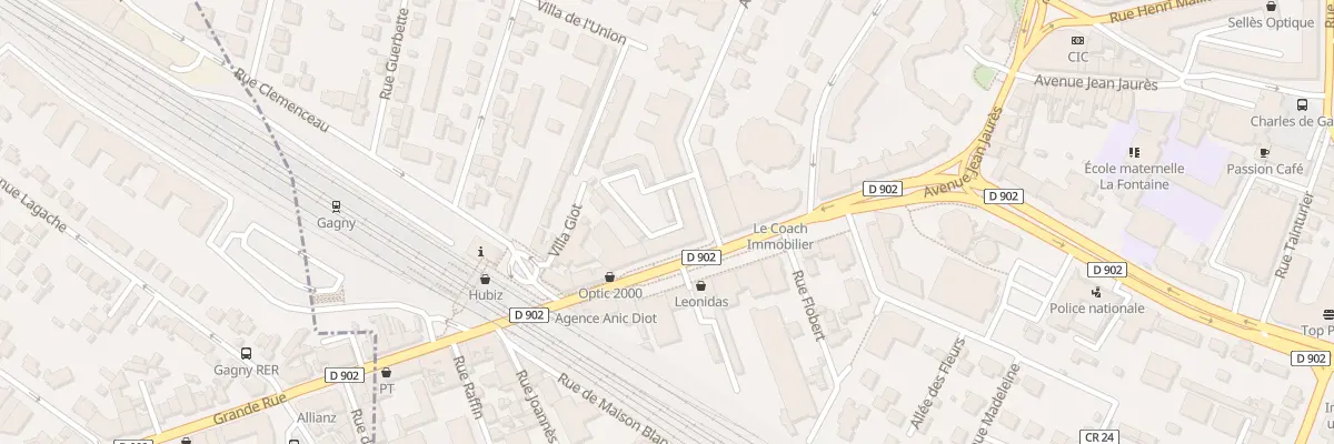 Plan du 5 Av Sainte Foy à Gagny