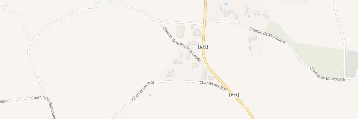 Plan du 3 Che de la Pierre de Leude à Aigues-Vives