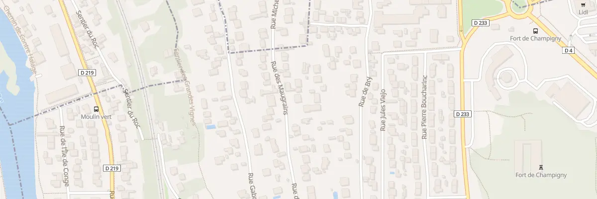 Plan du 82 Rue des Maugrains à Chennevières-sur-Marne