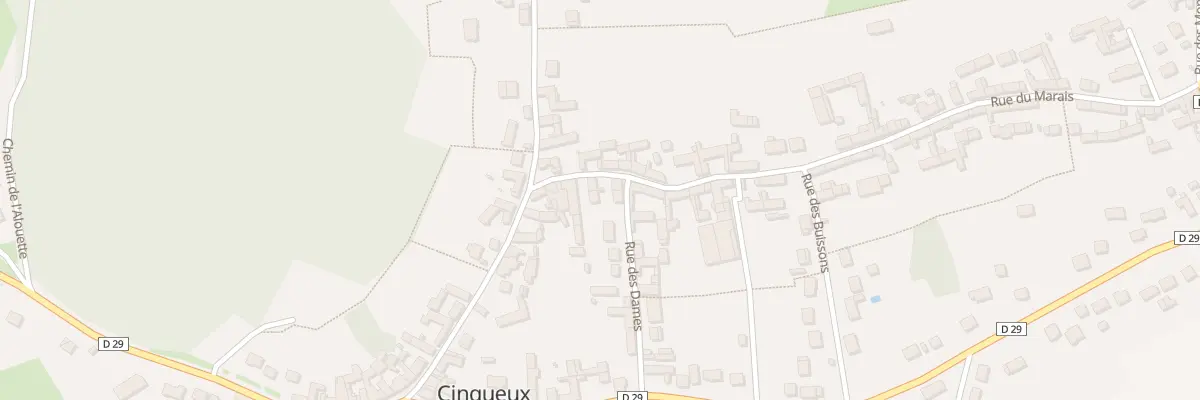 Plan du 2 Rue des Dames à Cinqueux