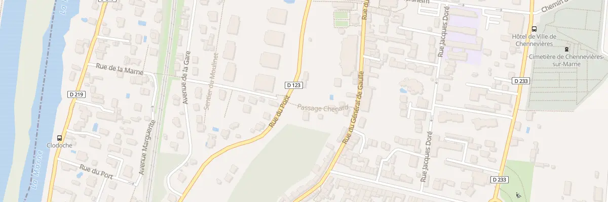 Plan du 21B Rue du Pont à Chennevières-sur-Marne