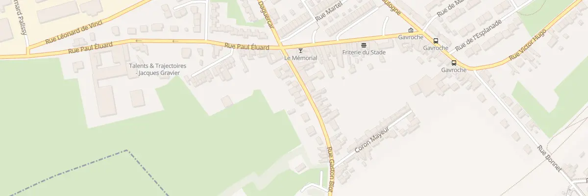 Plan du 76 Rue Gaston Blot à Bruay-la-Buissière