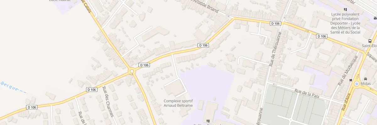 Plan du 21 Rue de Sercus à Hazebrouck