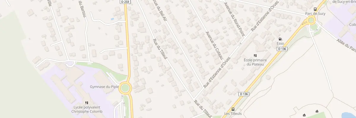 Plan du 33 Rue du Tilleul à Sucy-en-Brie