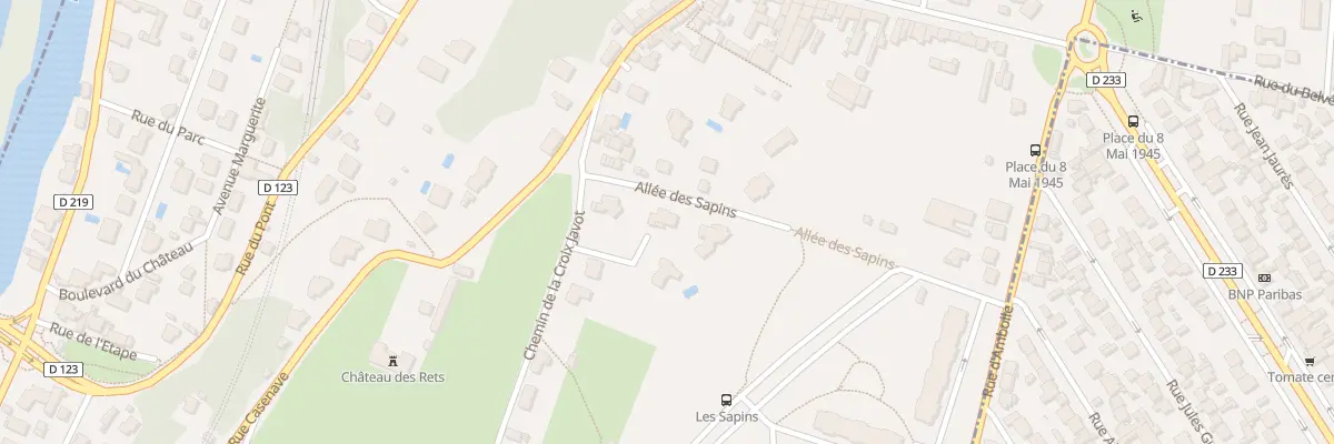 Plan du 4 All des Sapins à Chennevières-sur-Marne