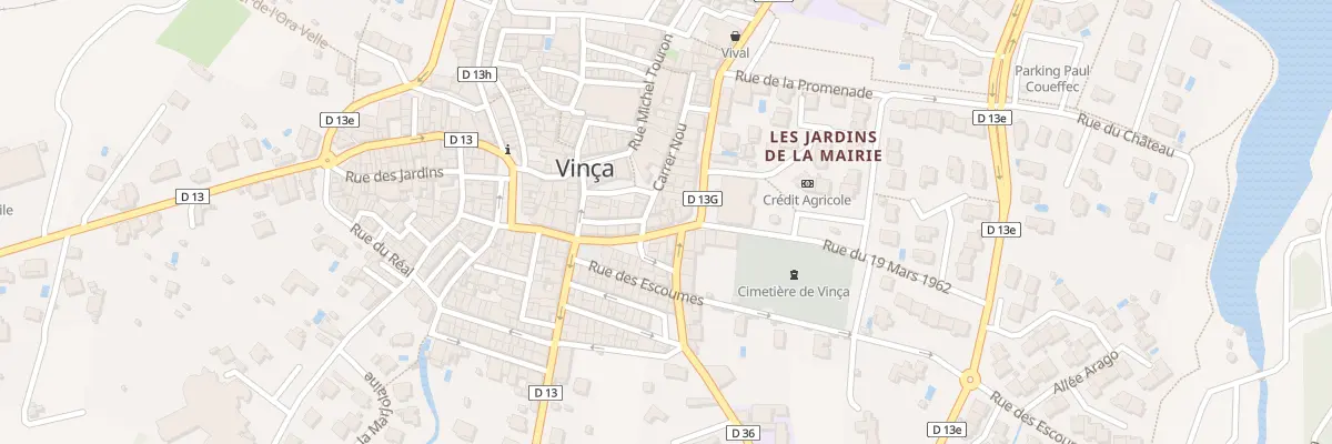 Plan du 72 Av General de Gaulle à Vinça