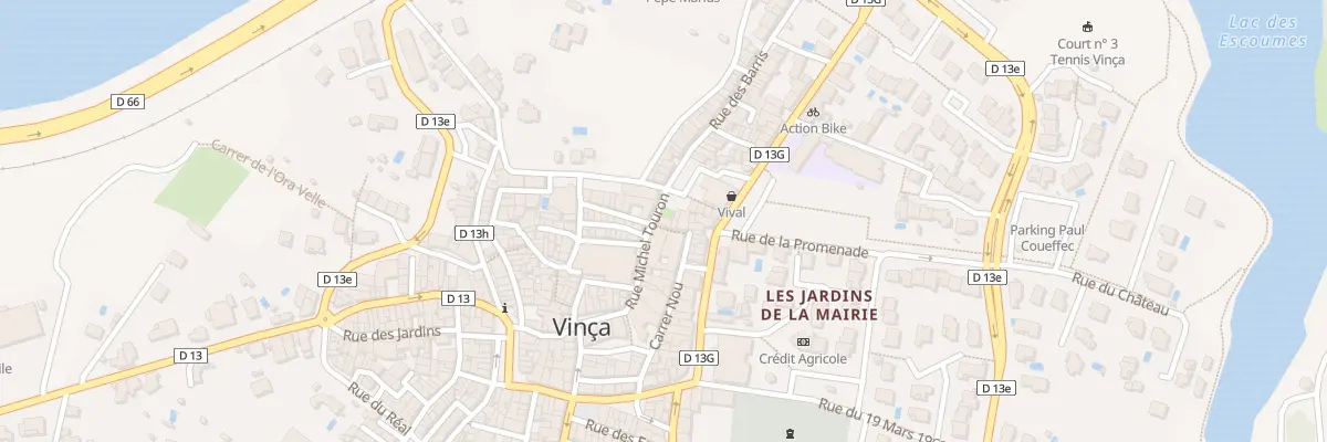 Plan du 18 Rue Michel Touron à Vinça