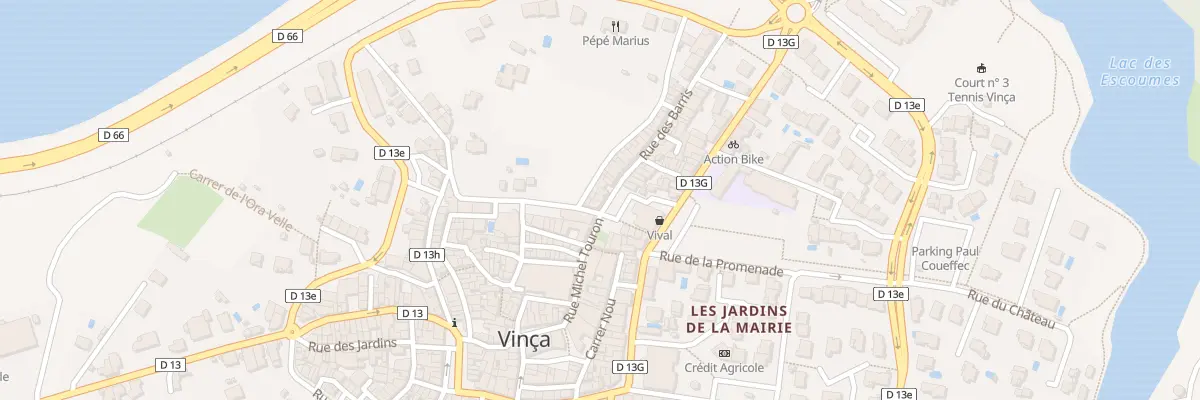 Plan du 1 Rue du Barris à Vinça