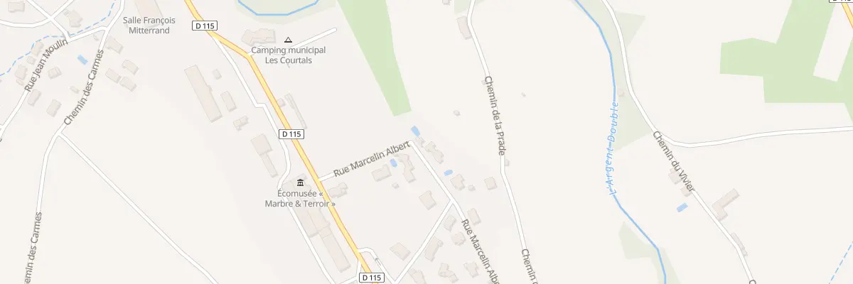 Plan du 1 Rue Marcellin Albert à Caunes-Minervois