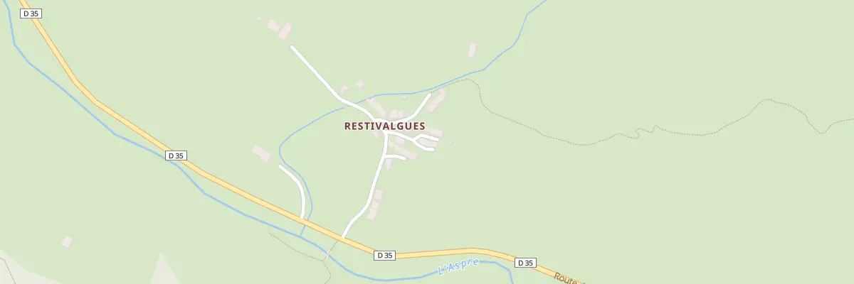 Plan du 5179 Restivalgues à Fontanges