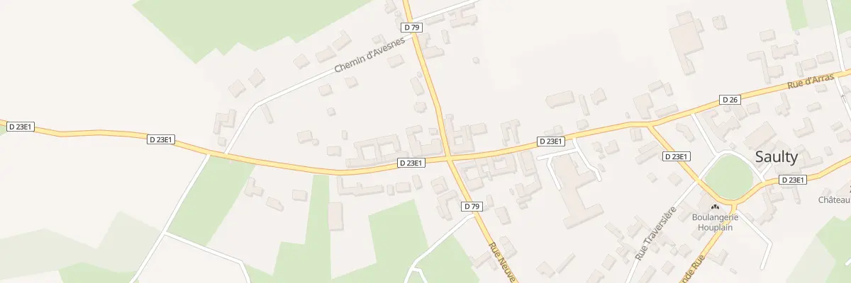 Plan du 3 Rue de Sombrin à Saulty