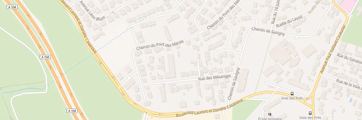 Plan du 22 Rue des Mésanges à Villepinte