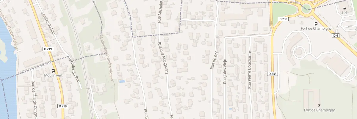 Plan du 86 Rue des Maugrains à Chennevières-sur-Marne