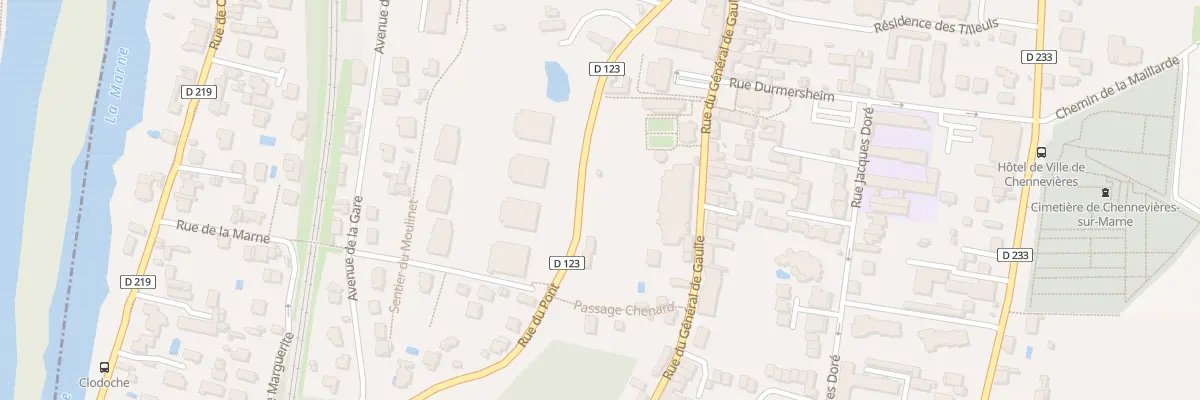 Plan du 17 Rue du Pont à Chennevières-sur-Marne