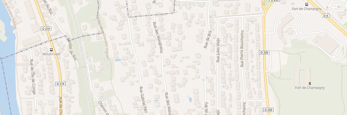 Plan du 72 Rue des Maugrains à Chennevières-sur-Marne