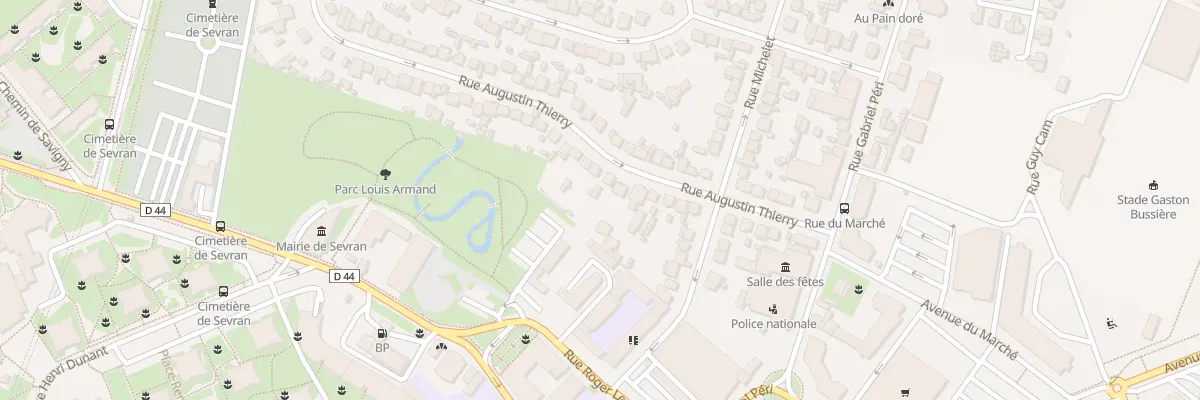 Plan du 21 Rue Augustin Thierry à Sevran