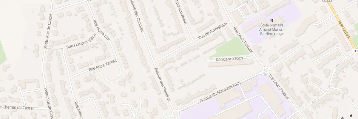 Plan du 14 Rue de Faversham à Hazebrouck