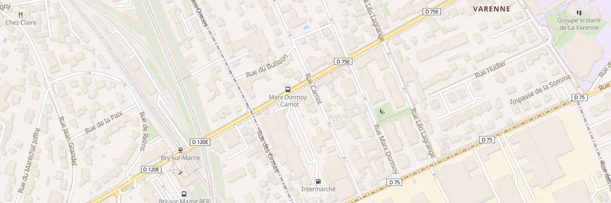 Plan du 8 Bd du Marechal Foch à Noisy-le-Grand