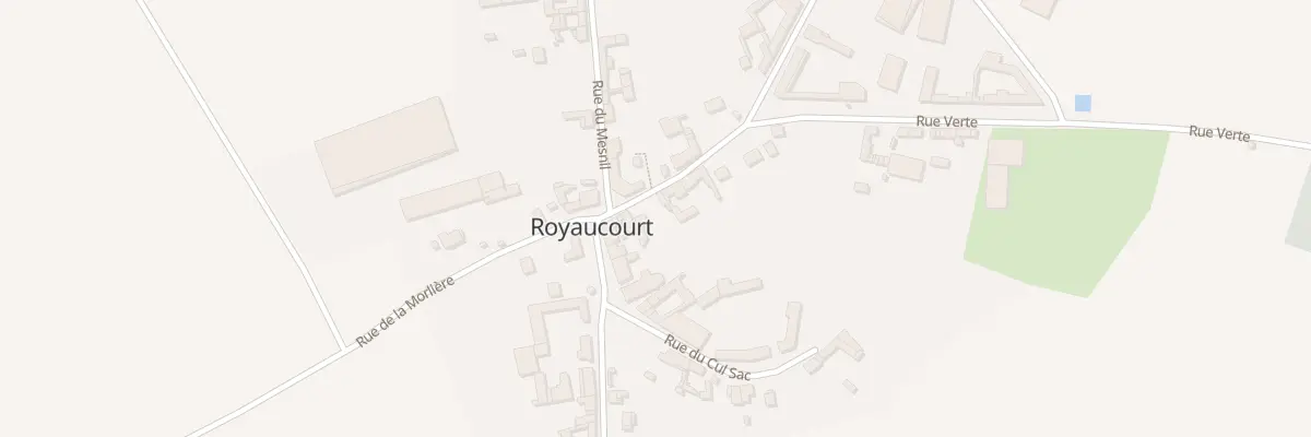 Plan du 4 Rue de Montdidier à Royaucourt