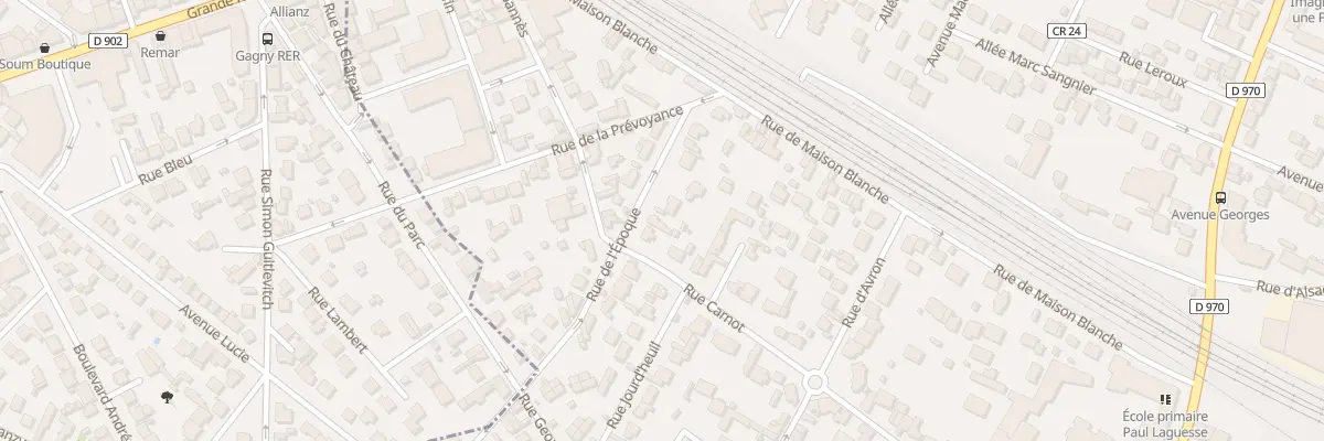 Plan du 16B Rue de l’Epoque à Gagny