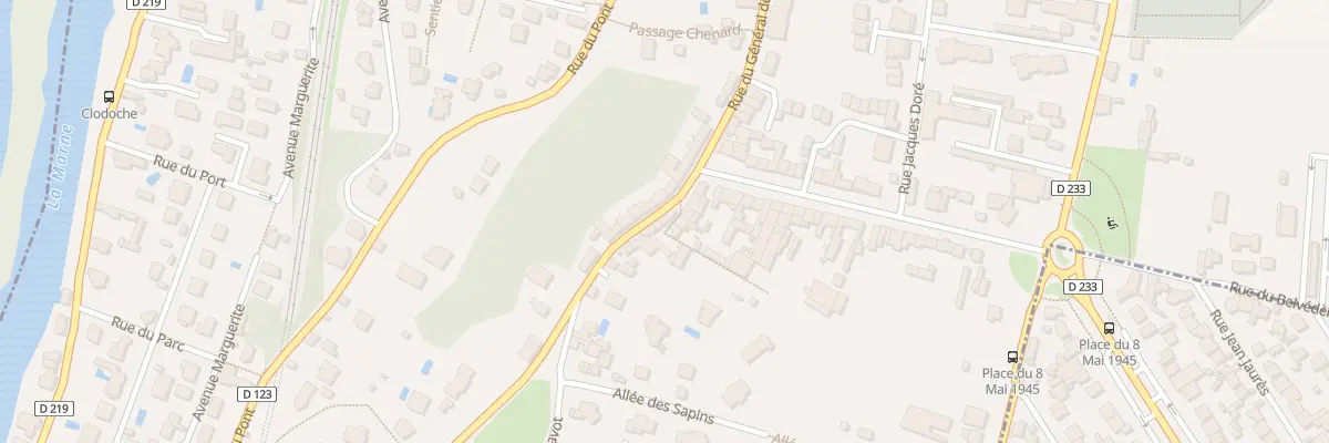 Plan du 97 Rue du Gal de Gaulle à Chennevières-sur-Marne