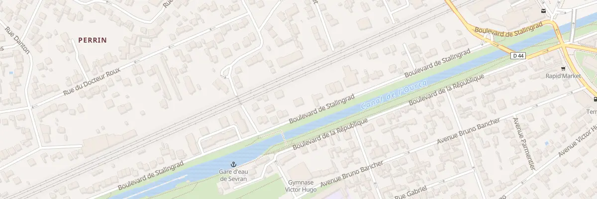 Plan du 32 Bd de Stalingrad à Sevran