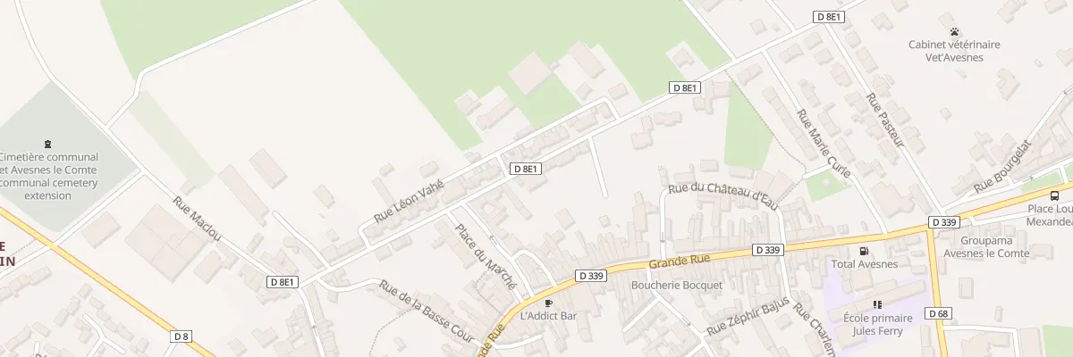Plan du 9B Rue de la Poste à Avesnes-le-Comte