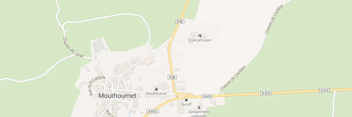 Plan du 1 Rte de Salza à Mouthoumet