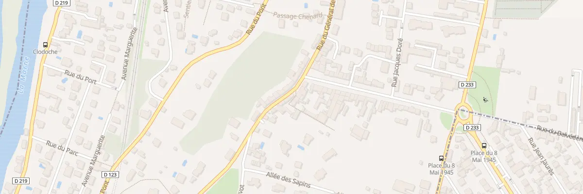 Plan du 95 Rue du Gal de Gaulle à Chennevières-sur-Marne