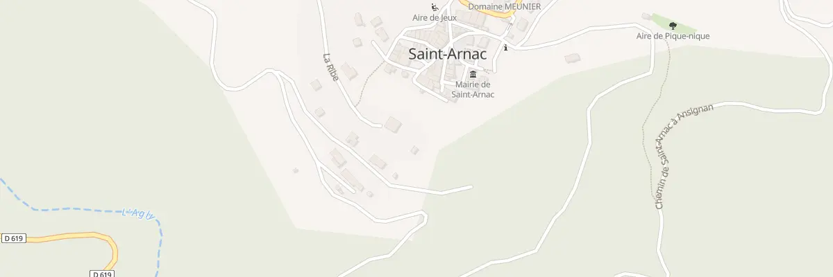 Plan du 5003F Laribe à Saint-Arnac