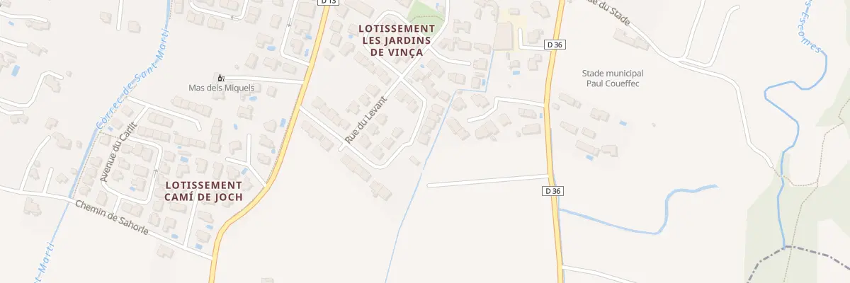 Plan du 15 Rue du LLech à Vinça