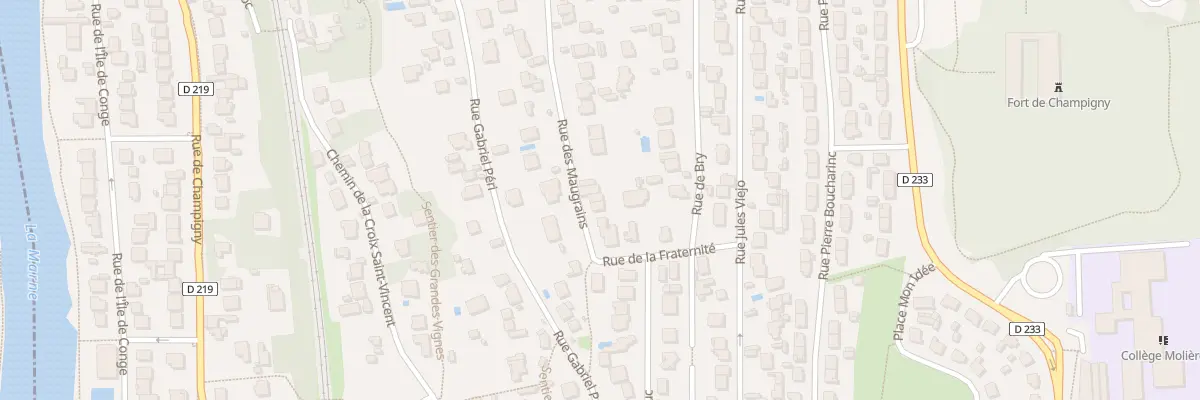 Plan du 20T Rue des Maugrains à Chennevières-sur-Marne