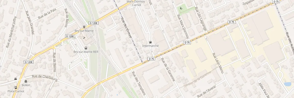 Plan du 3 Rue Pierre Brossolette à Noisy-le-Grand