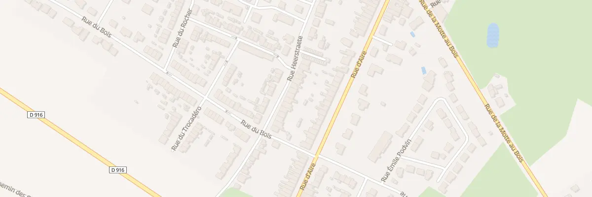 Plan du 77 Rue Heerstraete à Hazebrouck