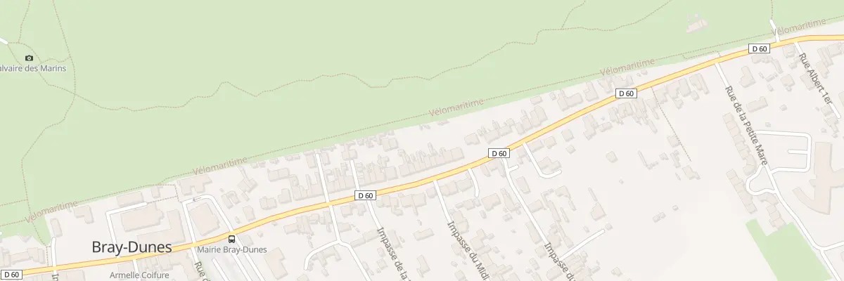 Plan du 75 Rue Auguste Coolen à Bray-Dunes