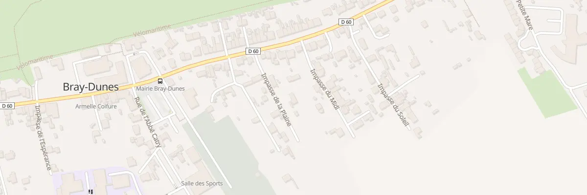 Plan du 38 Rue Auguste Coolen à Bray-Dunes