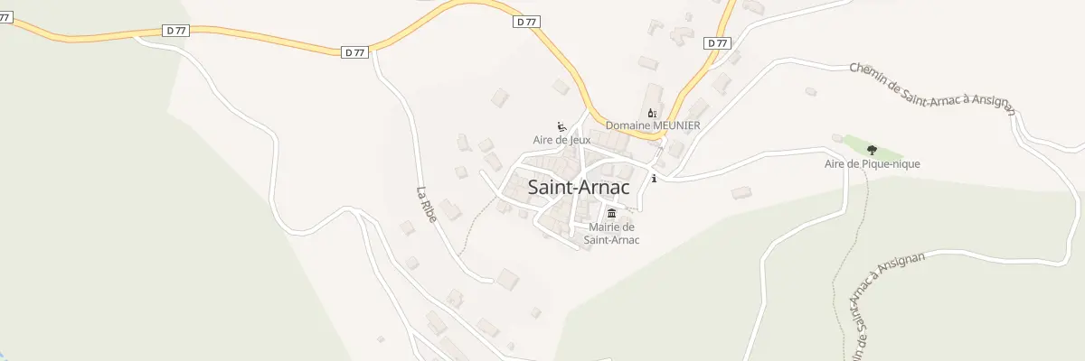 Plan du 5000F Rue des Templiers à Saint-Arnac