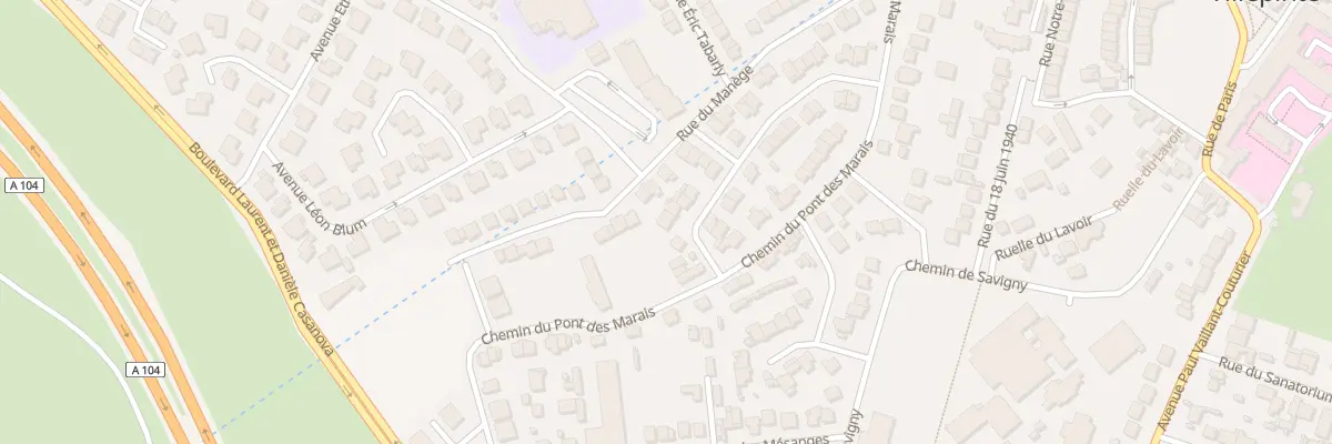 Plan du 32 Rue des Mimosas à Villepinte