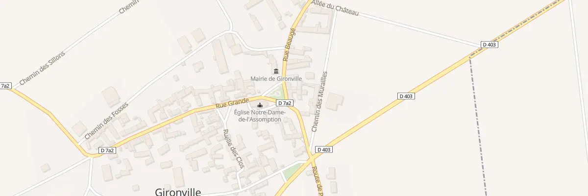 Plan du 4 Rue Grande à Gironville