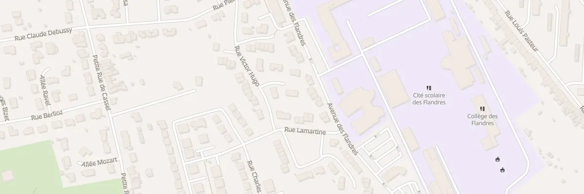 Plan du 2 All Michelet à Hazebrouck