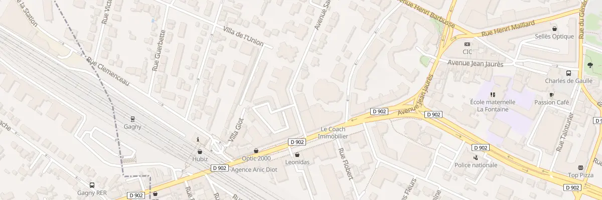 Plan du 4 Av Sainte Foy à Gagny