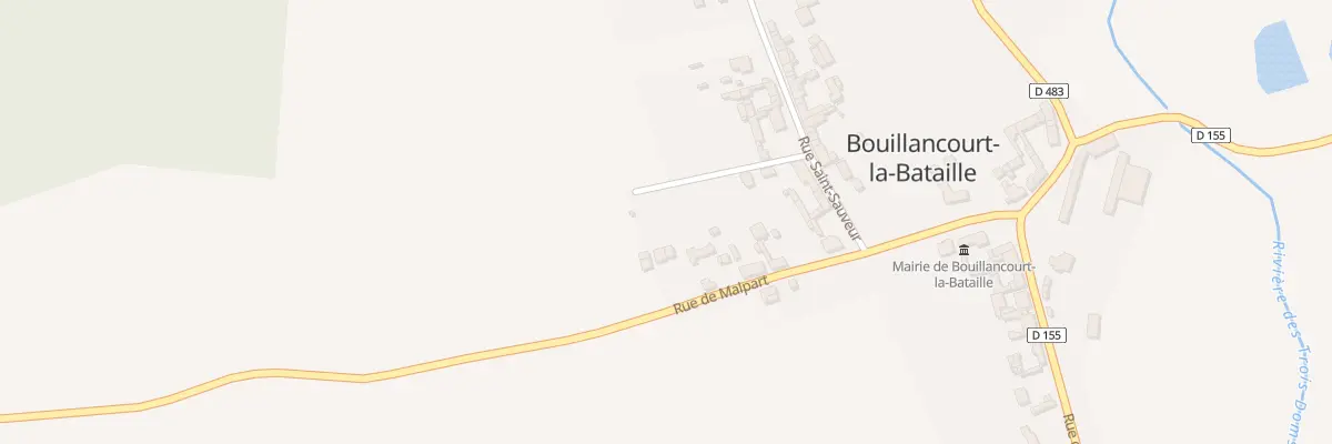 Plan du 12 Rue de Malpart à Bouillancourt-la-Bataille