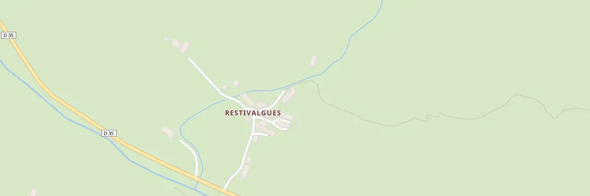 Plan du 5183 Restivalgues à Fontanges