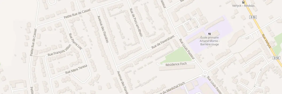 Plan du 23 Rue de Faversham à Hazebrouck