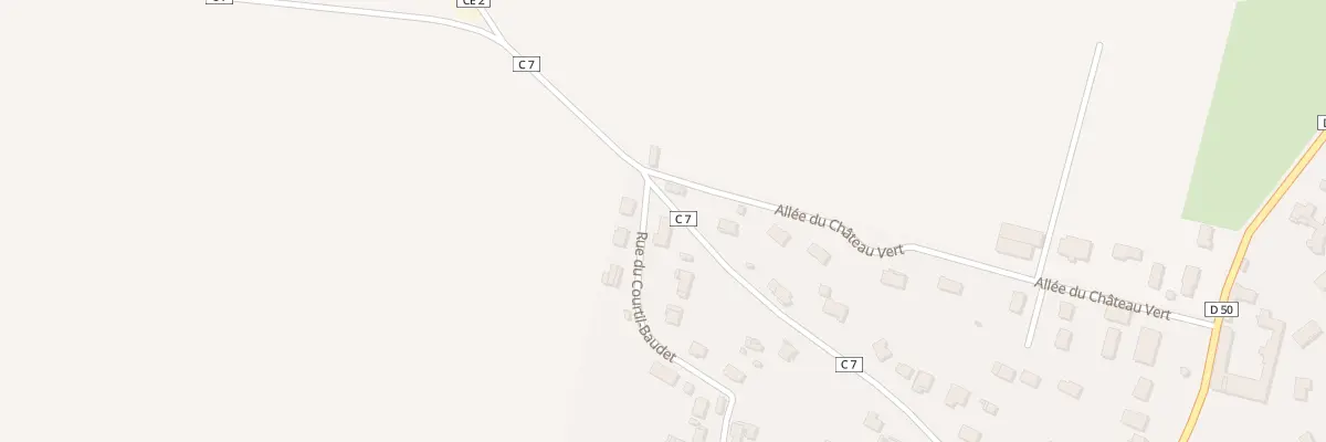 Plan du 16 Rue du Courtil - Baudet à Saint-Sauveur-sur-École