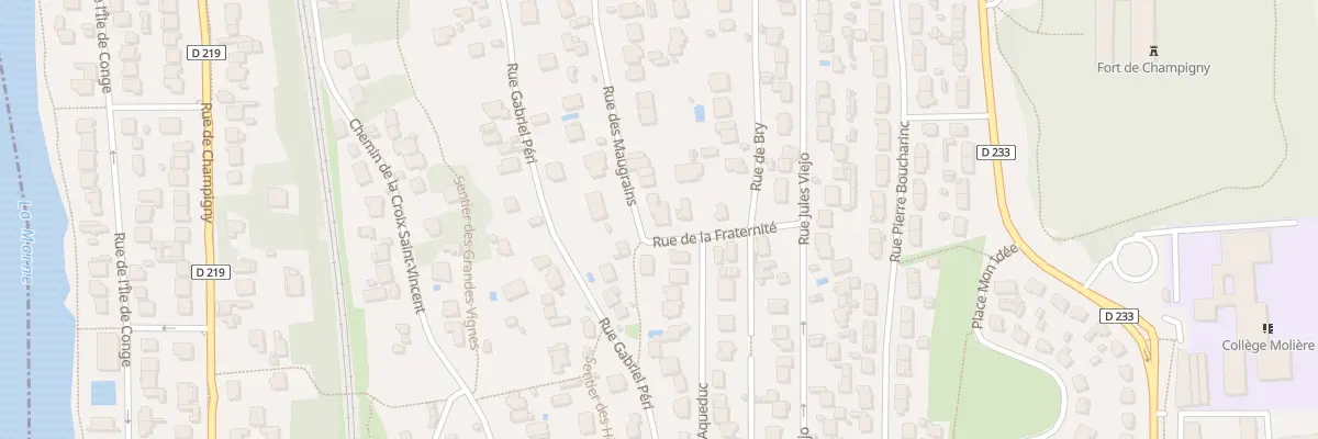 Plan du 18 Rue des Maugrains à Chennevières-sur-Marne